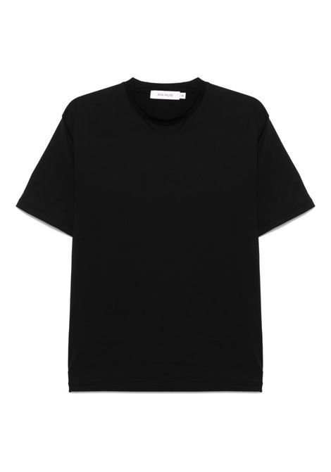 Black cotton t-shirt Aya muse - unisex AYA MUSE | AMBR2504BLK